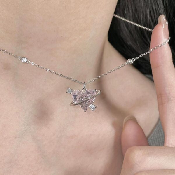 Zircon Starry Planet Necklace - Image 2