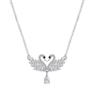 Swan Pendant Necklace