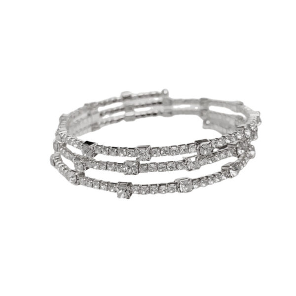 Multi-Layer Stretch Rhinestone Bracelet