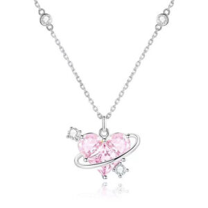 Zircon Starry Planet Necklace